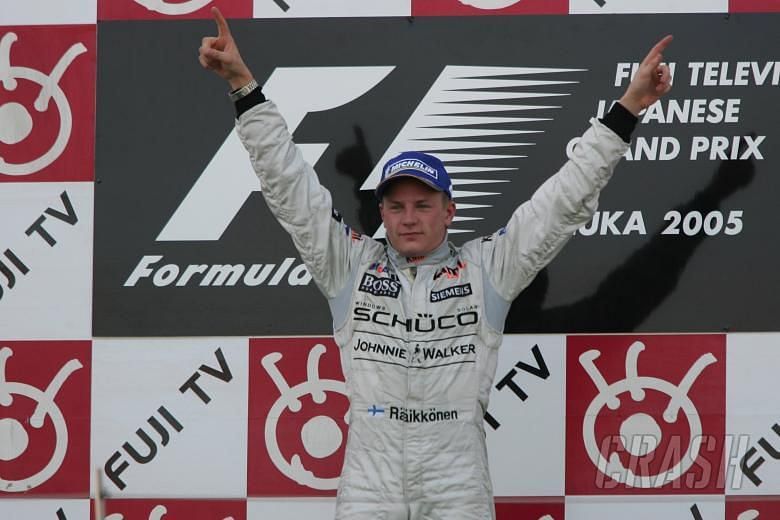 Raikkonen won his first race in a Mercedes engine